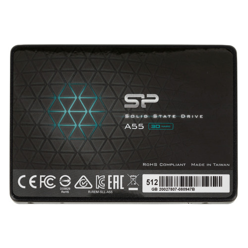 

SSD накопитель SILICON POWER Ace A55 SP512GBSS3A55S25 512ГБ, 2.5", SATA III, oem, SP512GBSS3A55S25