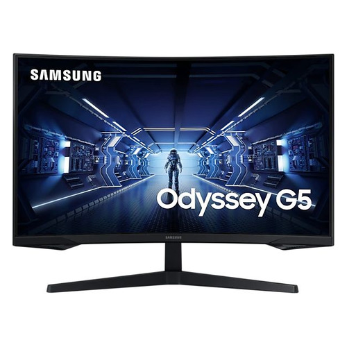 фото Монитор игровой samsung c32g54tqwi 32" черный [lc32g54tqwixci]