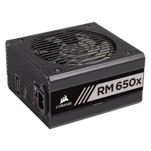 

Блок питания Corsair RM650X, 650Вт, 140мм, черный, retail [cp-9020178-eu/rps0108], RM650X
