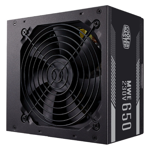 фото Блок питания cooler master mwe white 650w v2, 650вт, 120мм, черный, retail [mpe-6501-acabw-eu]