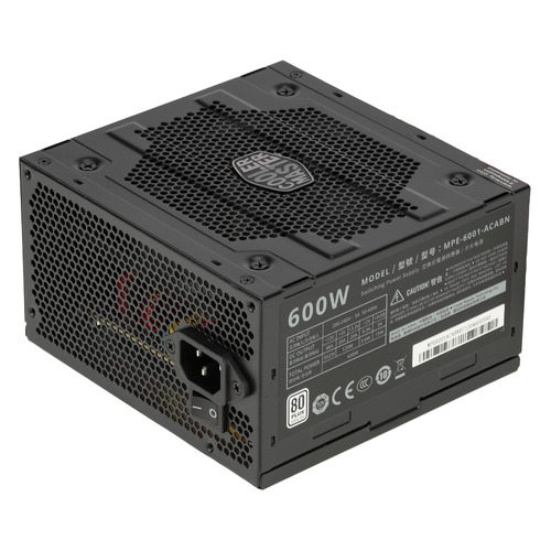 фото Блок питания cooler master elite v4 600w, 600вт, 120мм, черный, retail [mpe-6001-acabn-eu]