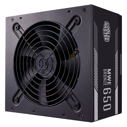 

Блок питания Cooler Master MWE Bronze 650W V2, 650Вт, 120мм, черный, retail [mpe-6501-acaab-eu], MWE Bronze 650W V2