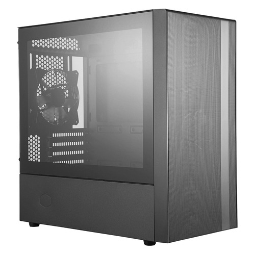 

Корпус mATX Cooler Master MasterBox NR400 w/o ODD, Mini-Tower, без БП, черный [mcb-nr400-kgnn-s00], MasterBox NR400 w/o ODD