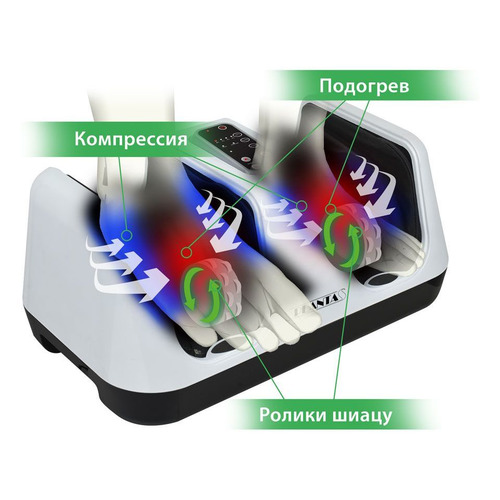 фото Массажер для ног planta mf-4w, белый