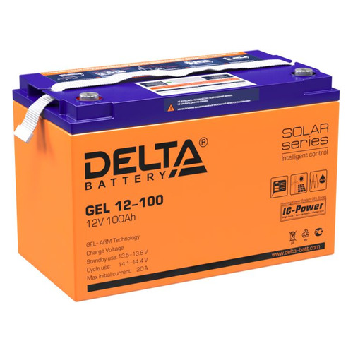 фото Аккумуляторная батарея для ибп delta gel 12-100 12в, 100ач