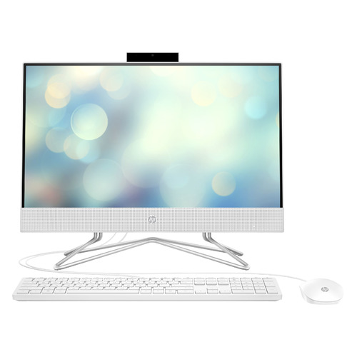 фото Моноблок hp 22-df1019ur, 21.5", intel core i3 1115g4, 4гб, 256гб ssd, intel uhd graphics, free dos 3.0, белый [2s8a9ea]