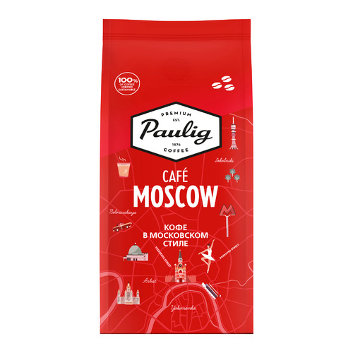 

Кофе зерновой PAULIG Cafe Moscow, темная обжарка, 1000 гр [17504], Cafe Moscow