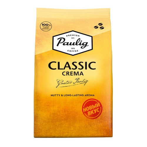 

Кофе зерновой PAULIG Classic Crema, темная обжарка, 1000 гр [17534], Classic Crema