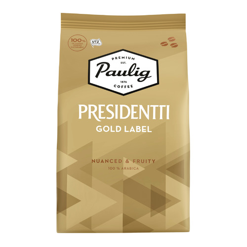 

Кофе зерновой PAULIG Presidentti Gold Label, легкая обжарка, 1000 гр [17624], Presidentti Gold Label