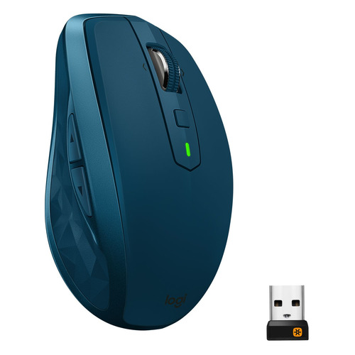 

Мышь Logitech MX Anywhere 2S, оптическая, беспроводная, USB, бирюзовый [910-005154], MX Anywhere 2S