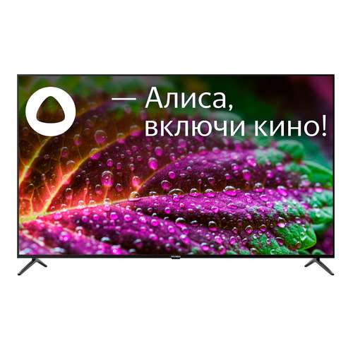 

Телевизор Hyundai H-LED58FU7003, Яндекс.ТВ, 58", Ultra HD 4K, черный, H-LED58FU7003