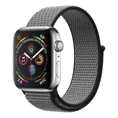 

Ремешок DF iNylonBand-01 для Apple Watch Series 3/4/5/6/SE, серый, iNylonBand-01