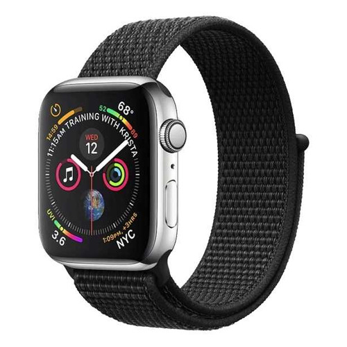 

Ремешок DF iNylonBand-02 для Apple Watch Series 3/4/5/6/SE, черный, iNylonBand-02