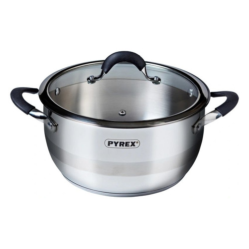 фото Кастрюля pyrex comfort cf24aex/e006, 4.6л, с крышкой, серебристый