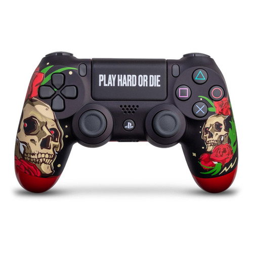 фото Геймпад беспроводной rainbo dualshock 4 play hard, для playstation 4, черный noname