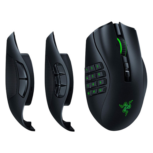 

Мышь Razer Naga Pro, игровая, оптическая, беспроводная, черный [rz01-03420100-r3g1], Naga Pro