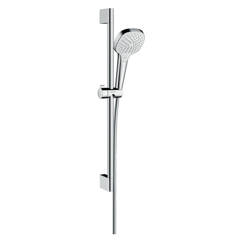 фото Гарнитур душевой hansgrohe croma select e vario (26582400) хром/белый