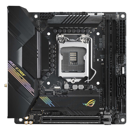 фото Материнская плата asus rog strix h470-i gaming, lga 1200, intel h470, mini-itx, ret