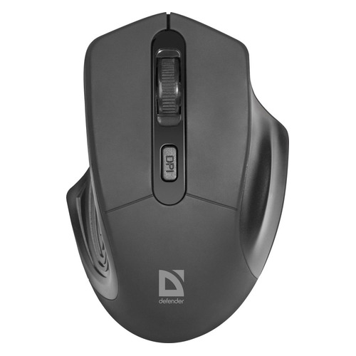 

Мышь Defender Datum MB-345, оптическая, беспроводная, USB, черный [52345], Datum MB-345