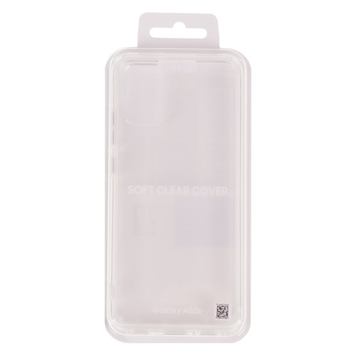 фото Чехол (клип-кейс) samsung soft clear cover, для samsung galaxy a02s, прозрачный [ef-qa025ttegru]