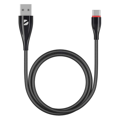 фото Кабель deppa ceramic, usb type-c (m) - usb (m), 1м, черный [72288]