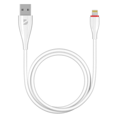 фото Кабель deppa ceramic, lightning (m) - usb (m), 1м, белый [72291]