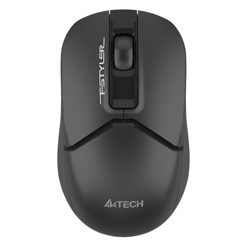 

Мышь A4TECH Fstyler FG12, оптическая, беспроводная, USB, черный, FG12