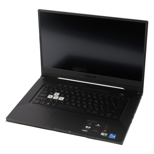 фото Ноутбук asus tuf gaming fx516pm-hn025t, 15.6", ips, intel core i7 11370h 3.3ггц, 16гб, 512гб ssd, nvidia geforce rtx 3060 для ноутбуков - 6144 мб, noos, 90nr05x1-m02600, серый