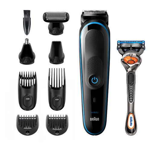 фото Триммер braun mgk5280+ бритва gillette + 2 кас + чехол черный [81705275]