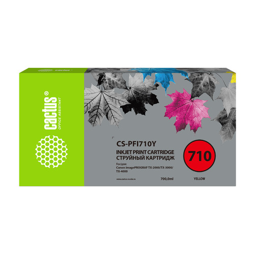 

Картридж Cactus CS-PFI710Y, желтый / CS-PFI710Y, CS-PFI710Y