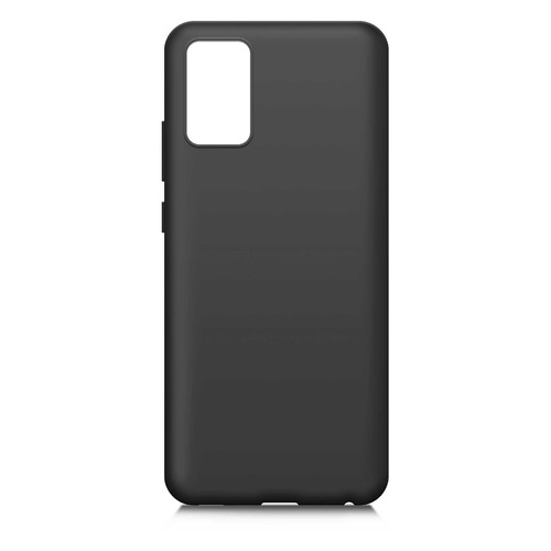 фото Чехол (клип-кейс) borasco microfiber case, для samsung galaxy a02s, черный [39788]