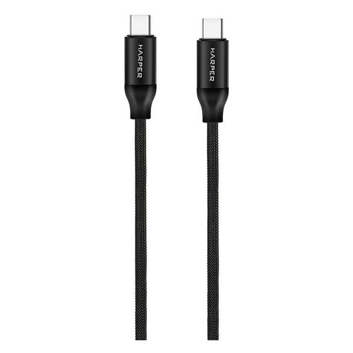 фото Кабель harper brch-770, usb type-c (m), usb type-c (m), 1м, черный