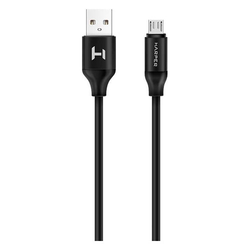 фото Кабель harper sch-330, usb a(m), micro usb b (m), 1м, черный