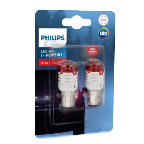 фото Лампа автом.светодио. philips 11499u30rb2 p21/5w 12в 1.75вт (упак.:2шт)