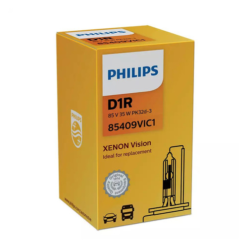 фото Лампа автомобильная ксеноновая philips 85409vic1, d1r, 85в, 35вт, 4400к, 1шт