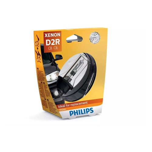 фото Лампа автомобильная ксеноновая philips 85126vis1, d2r, 85в, 35вт, 4400к, 1шт