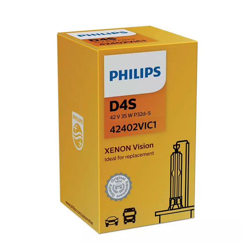 фото Лампа автом.ксенон. philips 42402vic1 d4s 42в 35вт (упак.:1шт) 4400k