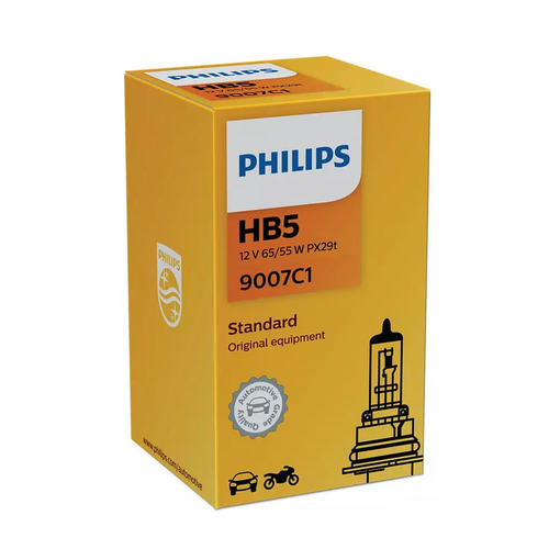 фото Лампа автомобильная галогенная philips 9007c1, hb5, 12в, 65вт, 1шт