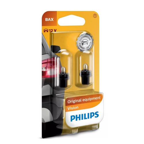 фото Лампа автом.накал. philips 12598b2 bax 12в 1.2вт (упак.:2шт)