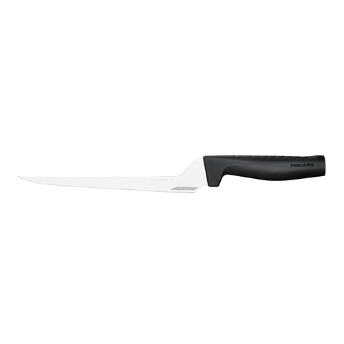 фото Нож кухонный fiskars hard edge (1054946) стальной филейный для рыбы лезв.217мм прямая заточка черный