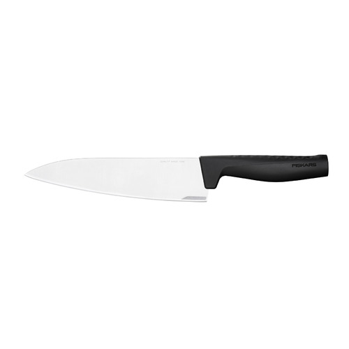 фото Нож кухонный fiskars hard edge (1051747) стальной разделочный лезв.200мм прямая заточка черный