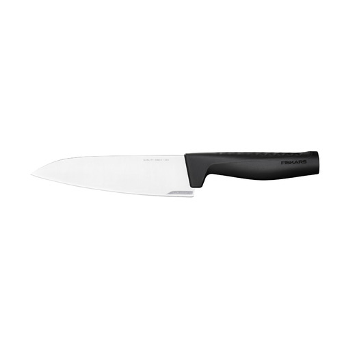 фото Нож кухонный fiskars hard edge (1051748) стальной разделочный лезв.172мм прямая заточка черный
