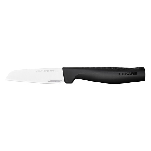 фото Нож кухонный fiskars hard edge (1051777) стальной для чистки овощей и фруктов лезв.88мм прямая заточ