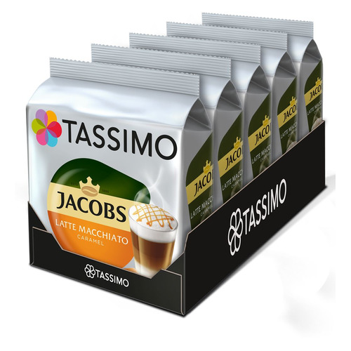 фото Кофе капсульный tassimo latte caramel, капсулы, совместимые с кофемашинами tassimo®, 5х [8052281]