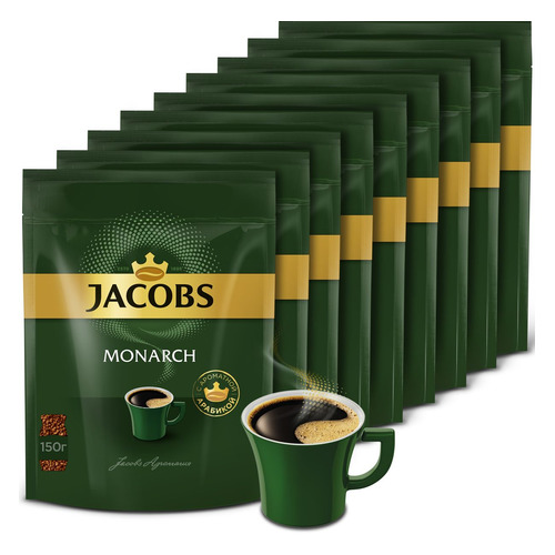 

Кофе растворимый JACOBS MONARCH 8052428, 9х150 гр, 8052428