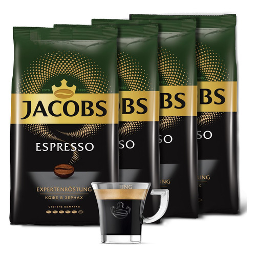 

Кофе зерновой JACOBS MONARCH Espresso, темная обжарка, 4000 гр [8051344], Espresso