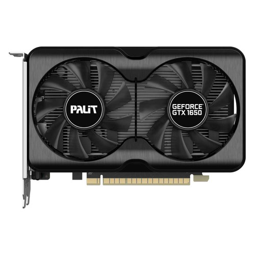 фото Видеокарта palit nvidia geforce gtx 1650 , pa-gtx1650 gp 4g d6 bulk, 4гб, gddr6, bulk [ne6165001bg1-1175a]