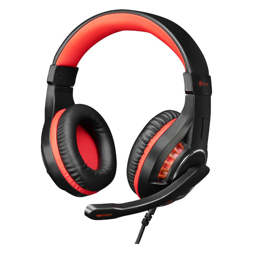 

Гарнитура игровая Oklick HS-L610G SAMURAI, для компьютера, мониторные, черный / красный [1460161], HS-L610G SAMURAI