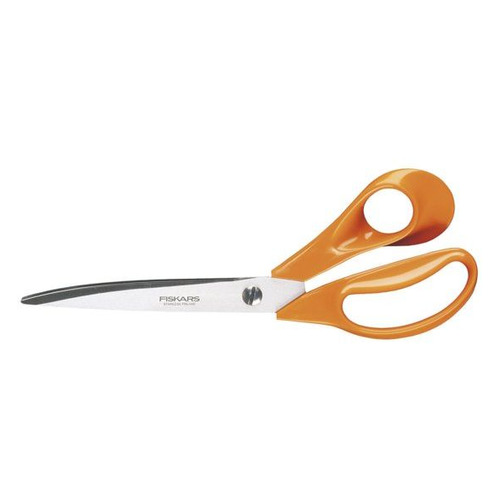 фото Ножницы fiskars 1005151 1005151 classic универсальные, 250мм, ручки пластиковые, нержавеющая сталь, серебристый