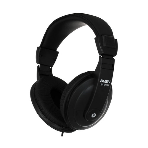 

Гарнитура игровая Sven AP-860M, для компьютера и игровых консолей, накладные, черный [sv-014421], AP-860M